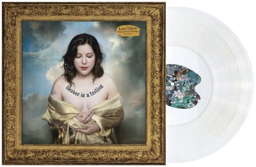 Lucy dacus - Forever Is A Feeling album cover and two Clear Vinyl records