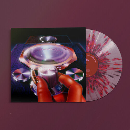 Gena - The Pleasure Is Yours album cover and splatter vinyl