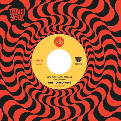 Ghetto Brothers - Got This Happy Feeling / Girl From the Mountain 7" single label.