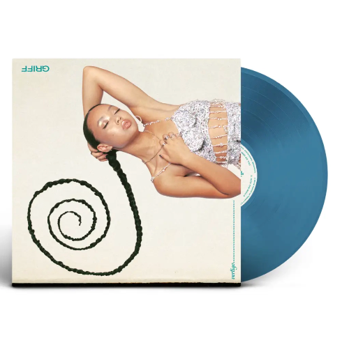Griff - Vertigo album cover and blue vinyl.