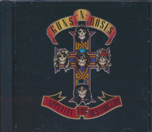 Guns N Roses - Appetite For Destruction album cover.