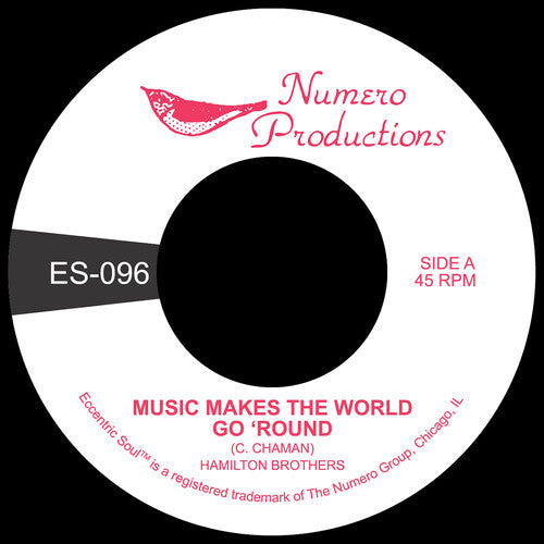 Hamilton Brothers - Music Makes The World Go ‘Round 7" label.