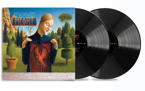 Heart - Greatest Hits album cover and 2LP black vinyl.