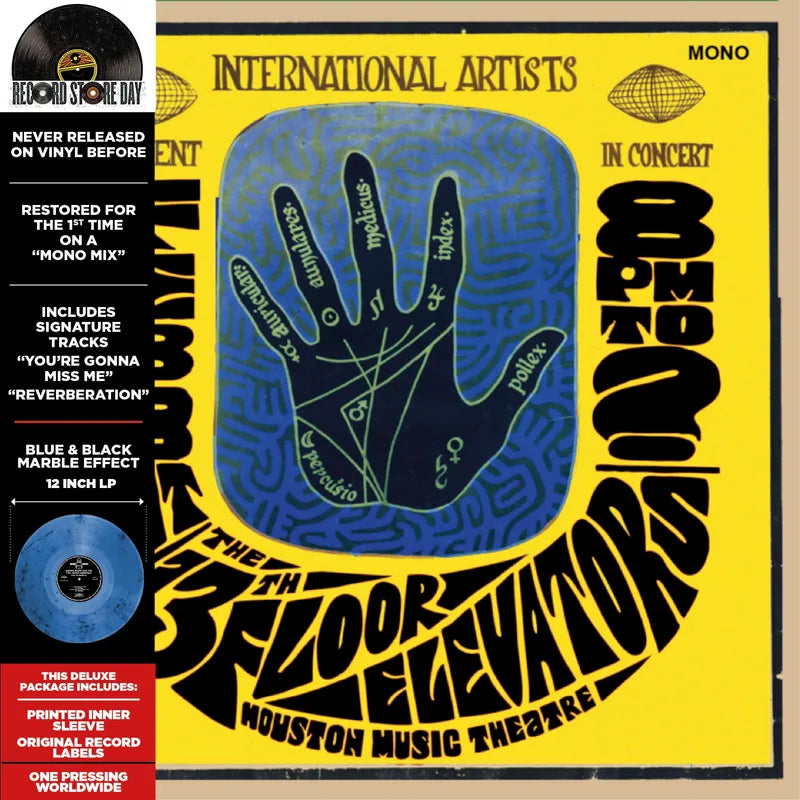 The 13th Floor Elevators - Houston Music Theatre, Live 1967 album cover
