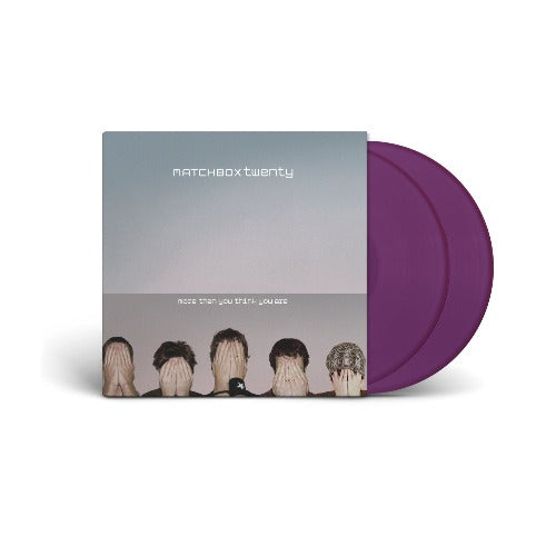 Matchbox Twenty - More Than You Think You Are album cover and ROCKTOBER 2LP Violet Vinyl.