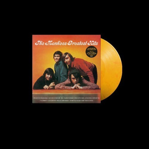 The Monkees - Greatest Hits album cover and ROCKTOBER yellow vinyl.