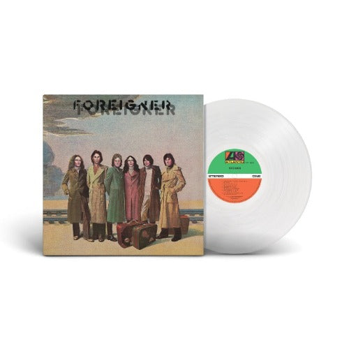 Foreigner - Foreigner album cover and ROCKTOBER clear vinyl.