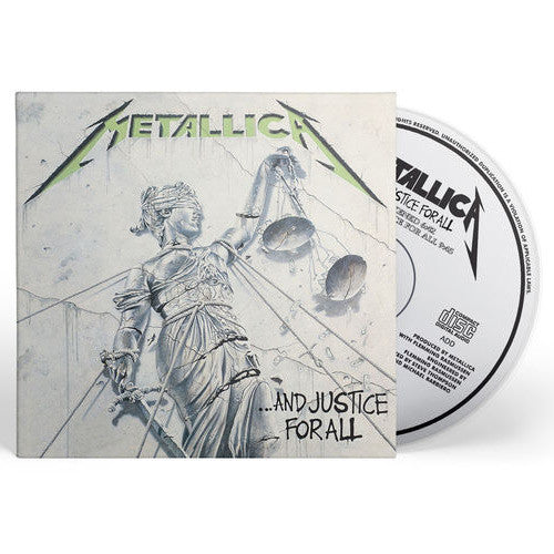 metallica justice for all album cover with a picture disc