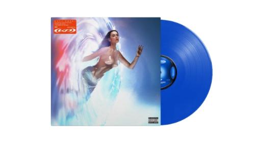 Katy Perry - 143 album cover and blue vinyl.