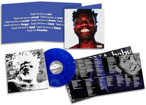Kevin Abstract - Arizona Baby album cover and blue vinyl.