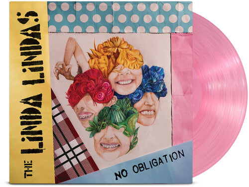 Linda Lindas - No Obligation album cover and pink vinyl.