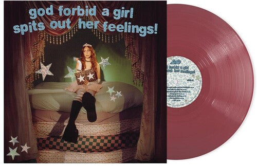 Lolo - god forbid a girl spits out her feelings! album cover and fruit punch vinyl
