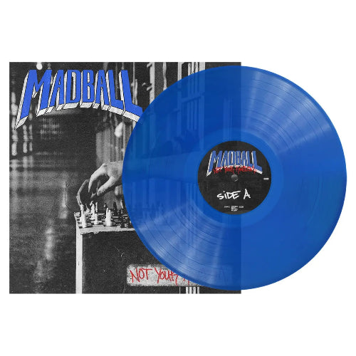 Madball - Not Your Kingdom album cover and blue vinyl