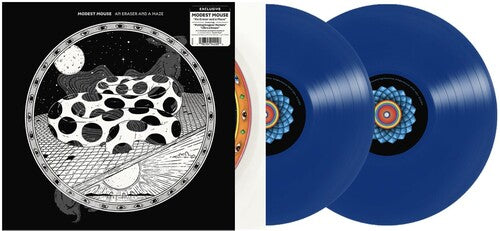 Modest Mouse - An Eraser and a Maze album cover and 2LP blue vinyl