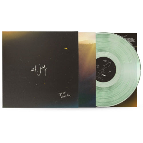 Mt. Joy - Hope We Have Fun album cover and coke bottle clear vinyl.