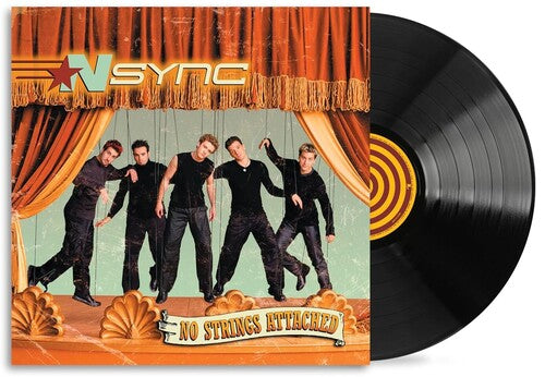 NSYNC - No Strings Attached album cover and vinyl.