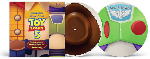 Randy Newman - Toy Story 5 album cover and 2LP picture disc vinyl