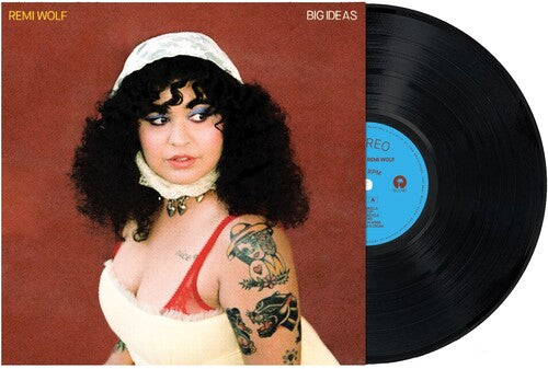 Remi Wolf - Big Ideas album cover and black vinyl.