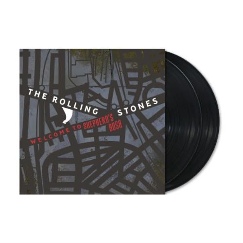 Rolling Stones - Welcome To Shepherd's Bush album cover and black vinyl
