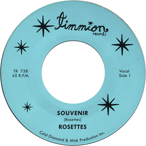 Rosettes - Souvenir 7" vinyl label.