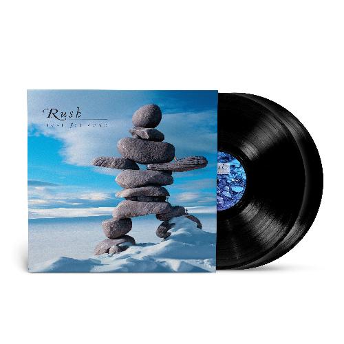 Rush - Test For Echo album cover and 2LP vinyl.
