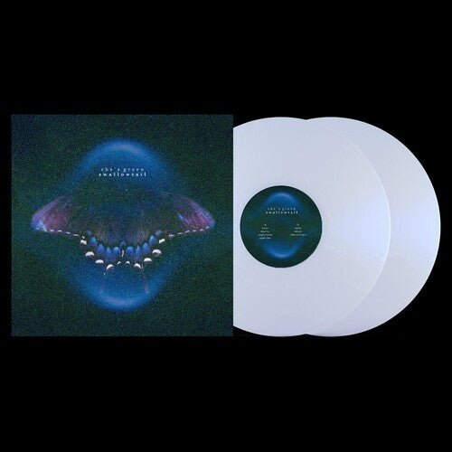 She's Green - swallowtail / chrysalis album cover and 2LP iridescent vinyl