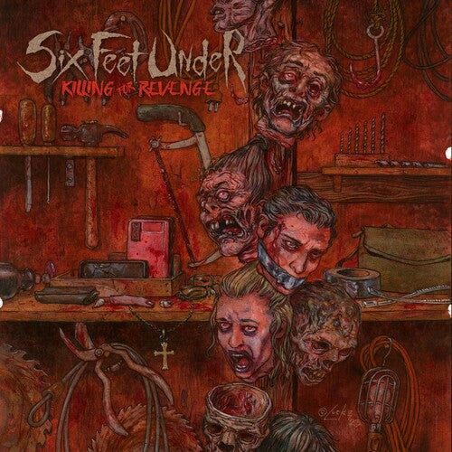 Six Feet Under - Killing For Revenge album cover.