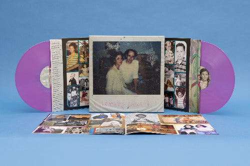 Sufjan Stevens - Carrie & Lowell album cover, inserts, and 2LP purple vinyl
