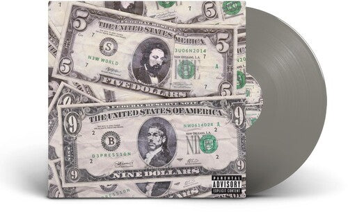 $uicideboy$ - New World Depression album cover and grey vinyl.