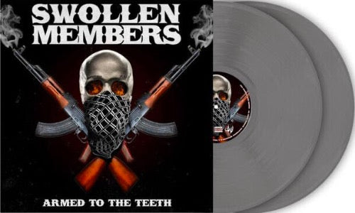 Swollen Members - Armed to the Teeth album cover and 2LP grey vinyl.