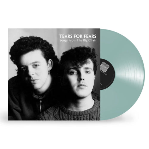 Tears For Fears - Songs From The Big Chair album cover and coke bottle clear vinyl.
