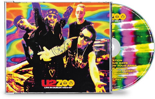 U2 - Zoo TV: Live in Dublin 1993 album cover and CD.