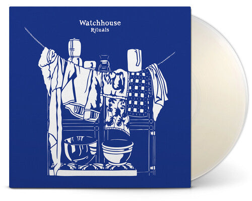 Watchhouse - Rituals album cover with a white vinyl record