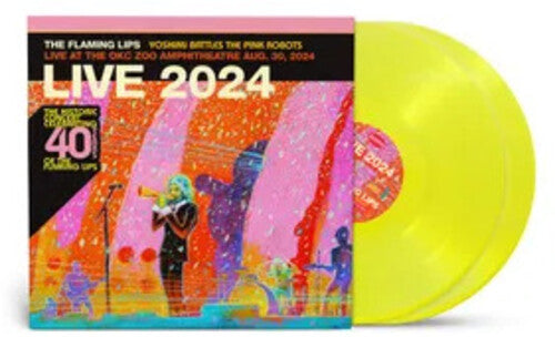 Yoshimi Battles The Pink Robots: Live At The Zoo Amphitheatre, Oklahoma City, August 30, 2024 with two yellow vinyl records