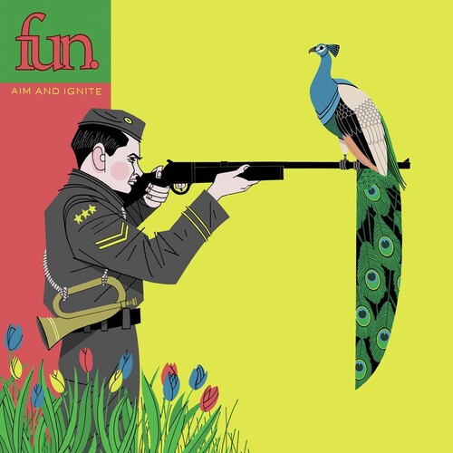 Fun. - Aim and Ignite - Blue Jay album cover.