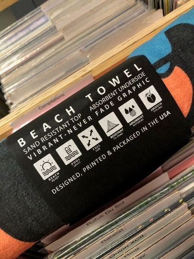 Rust & Wax "Hot Wax Summer" Beach Towel