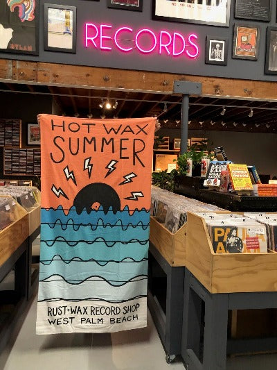 Rust & Wax "Hot Wax Summer" Beach Towel