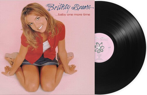 Britney Spears - ...Baby One More Time album cover and black vinyl.