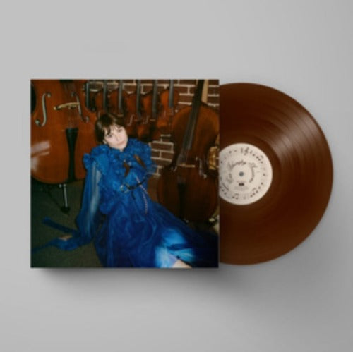 Faye Webster - Car Therapy Sessions album cover and brown vinyl.