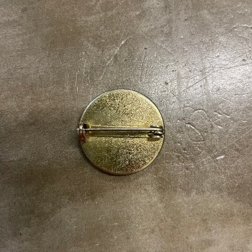 Vintage David Bowie Enamel Pin - rear of pin