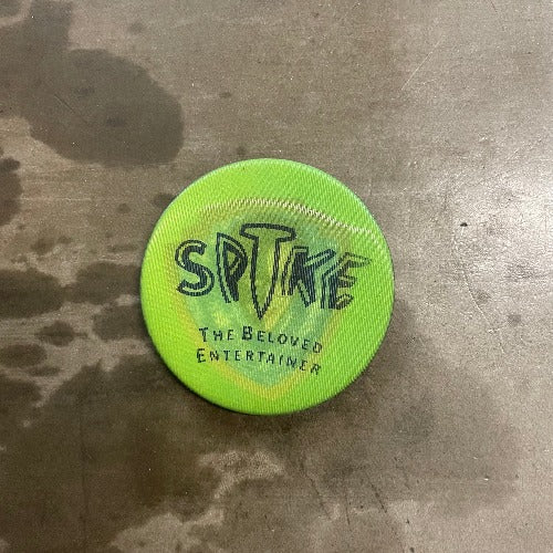 Elvis Costello Pin - front image of Spike the Beloved Entertainer