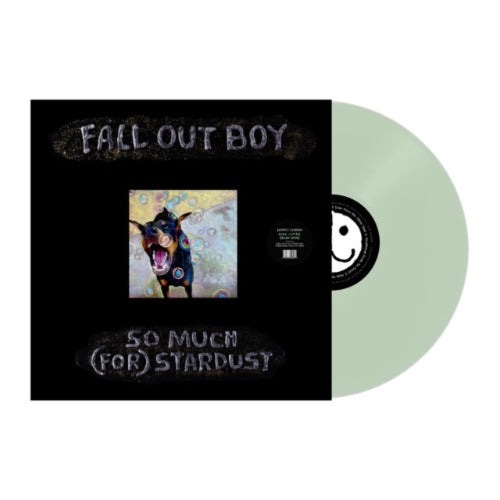 Fall Out Boy - So Much for Stardust album cover with coke bottle clear colored vinyl record