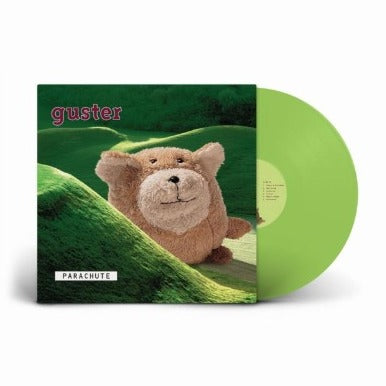 Guster - Parachute album cover with green vinyl record