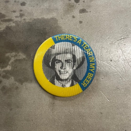 Hank Williams Jr.- There's A Tear In My Beer pin.