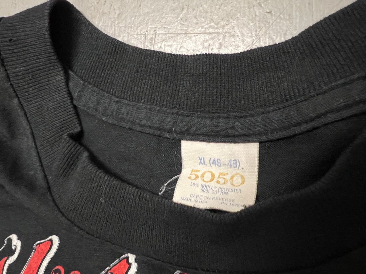 Vintage Motley Crue Dr. Feel Good Tour Shirt - Photo of 5050 XL (46-48) Made in the U.S.A.tag