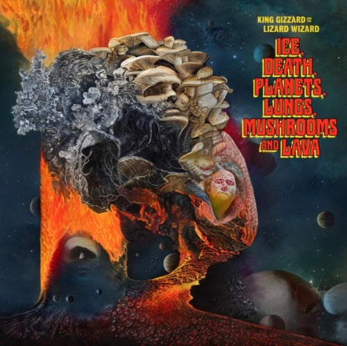 King Gizzard & the Lizard Wizard's Ice, Death, Planets, Lungs, Mushrooms and Lava album cover