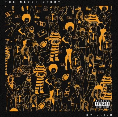 JID - The Never Story album cover.