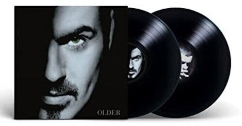 George Michael - Older album cover and 2 black vinyl.