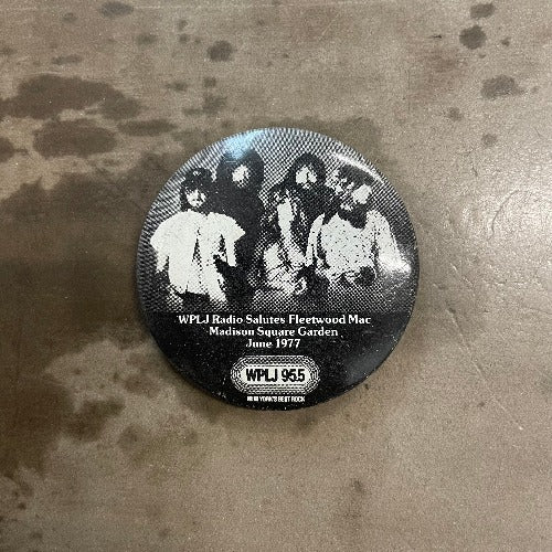 WPLJ Radio - Fleetwood Mac pin front.
