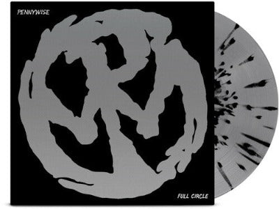 Pennywise Full Circle Album Cover and Limited silver with black splatter colored vinyl